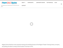 Tablet Screenshot of magnetgeniusmachine.com
